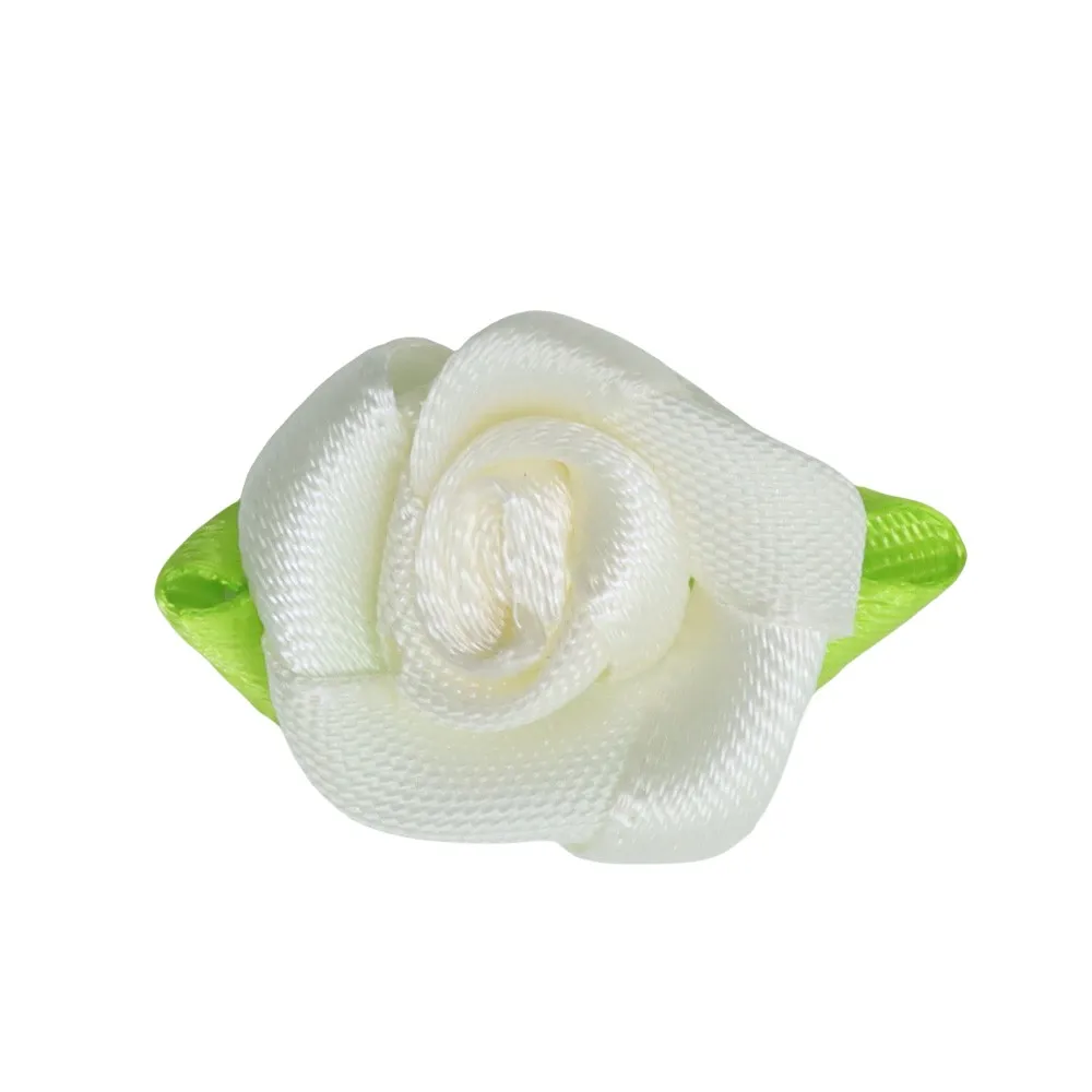GORGECRAFT 100pz 20 colori Mini Fiori In Raso con Perle Finte Piccolo Tessuto Da Cucire su Fiori Applique Nastri Abbellimenti Forniture per Ghirlande Cucito Fai Da Te Scrapbooking per La Casa di