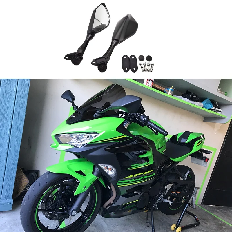 오토바이 백미러, 가와사키 닌자 250 250SL 300 ZX6R ZX-6R 2013-2016 NINJA400 2017-2020