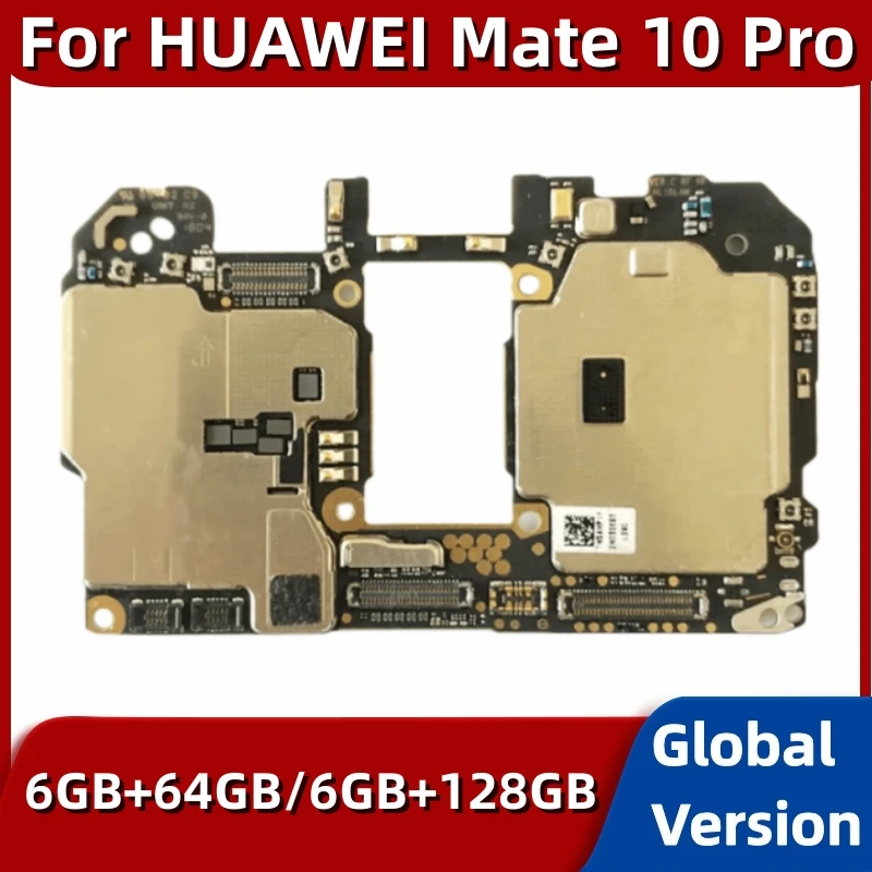 

Motherboard for Huawei Mate 10 Pro, Mainboard with Global Play Store, 64GB 128GB ROM, Original Unlocked Logic Board