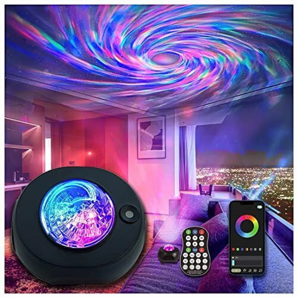 Star Projector Galaxy LED Night Lights for Home Gaming Bedroom Kids Room  Decor Table Lamp with Remote Ceiling Nebula Projection