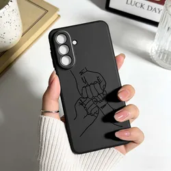 Cartoon Hand Fist Bump Black Phone Case - Galaxy Note 20 5G (255HA1401HSE)
