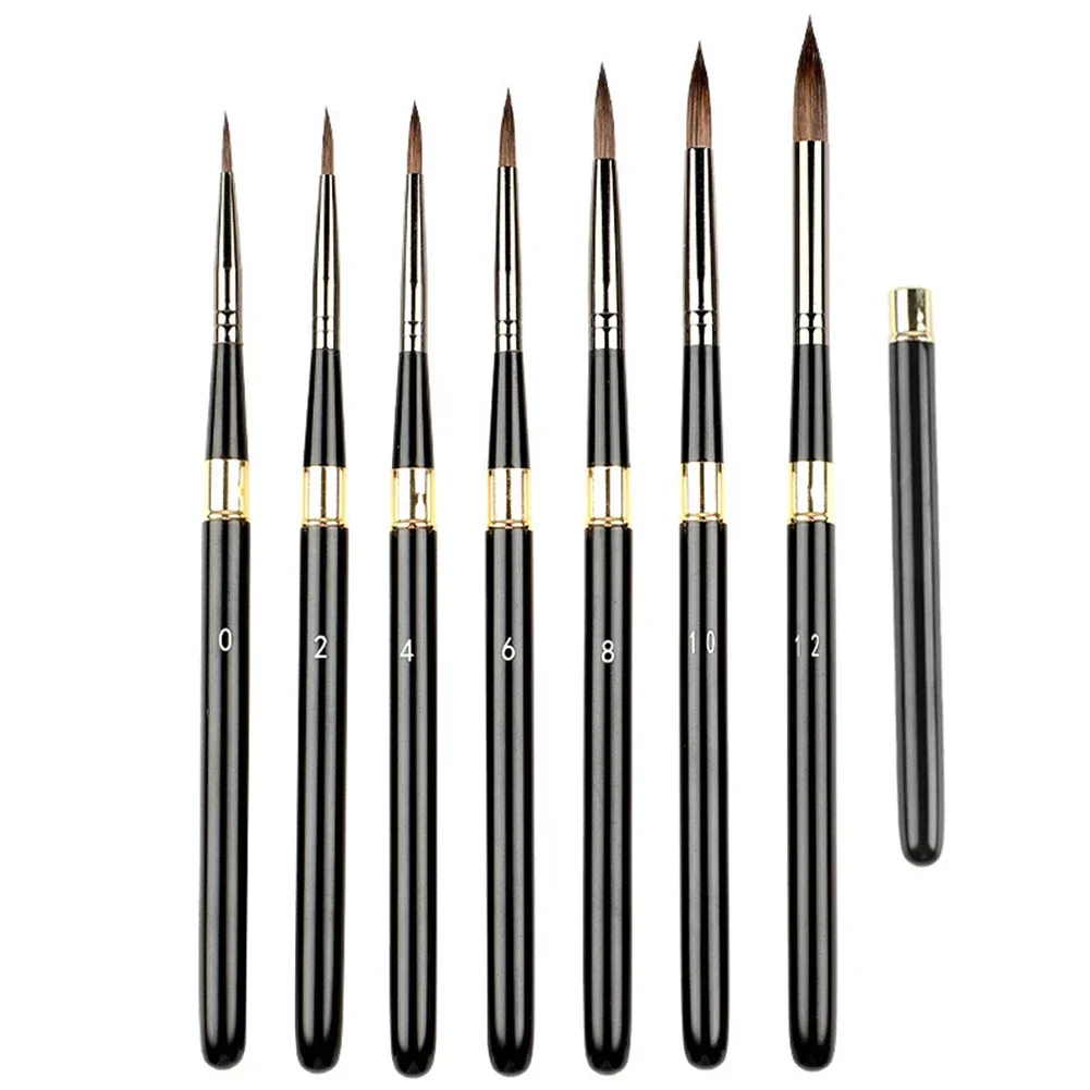 High Quality Students Art Painting Brushes Weasel Hair Paint Brush Detachable Rod Artistic Watercolor Brush for Art Drawing 6
