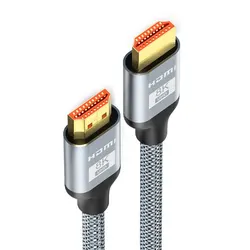 Ultra High-Speed 8K HDMI Cable for TVs and Gaming Consoles (Gray)
