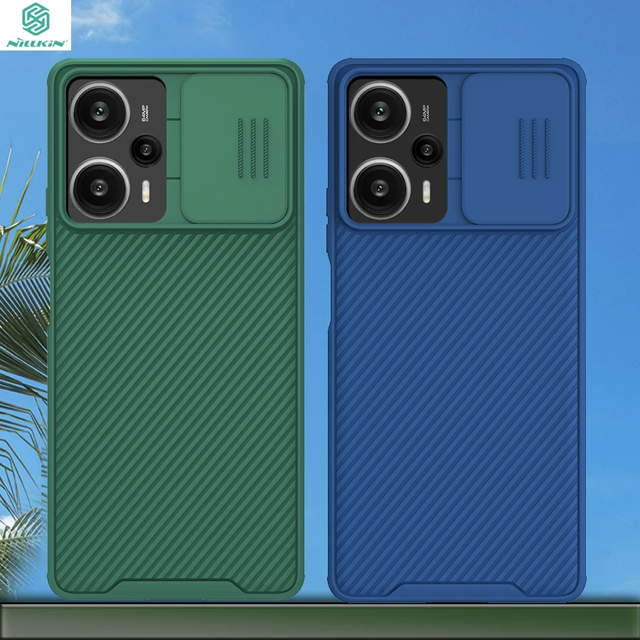 

Чехол NILLKIN слайдер для Poco F5 защитный чехол для камеры защита объектива противоскользящий для Xiaomi Poco F5 Redmi note 12 turbo