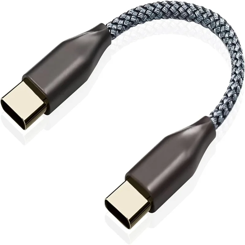 

OKCSC USB Type C to Type C OCC Cable Portable High-End DAC/Headphone Amplifier DOC OTG Audio Adapter with Type C Male Output