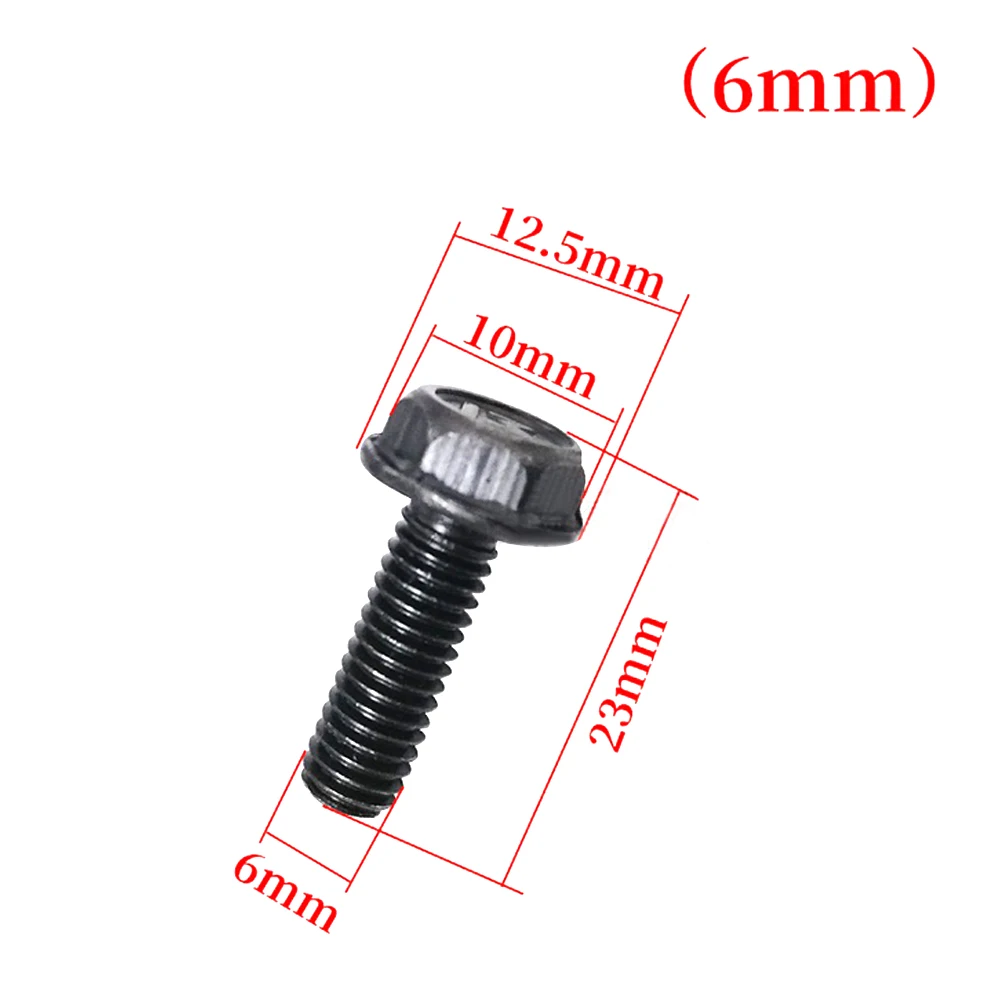 

Screw Carbon Steel Hex Flange Screw Blades for Cutting Machines Set of 10pcs with M6 M7 M8 Left Hand Thread Design