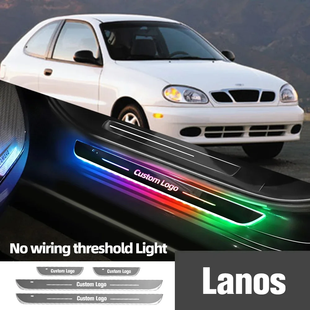 

For Chrysler 300M 1999-2004 2000 2001 2002 2003 Car Door Sill Light Customized Logo LED Welcome Threshold Pedal Lamp Accessories