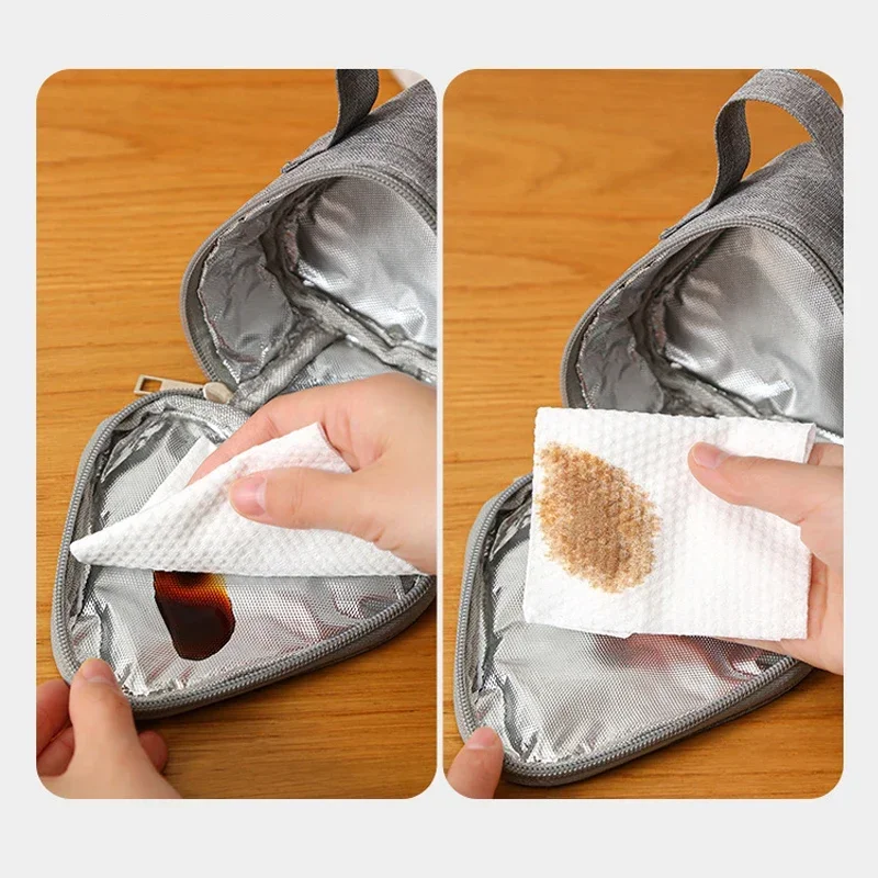 Triangular Insulation Bag Aluminum Foil Convenient Box Tote Food Bags Student Rice Ball Bag Lunch Box Outdoor Portable Lunch