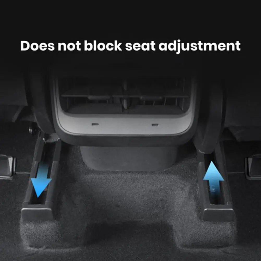 TPE Rubber Car Interior Accessory Plug for Rear Seat Slide Rail Protection