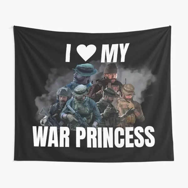 Captain John Price War Princess Call Of Tapestry Art Home Travel Blanket Living Yoga Wall Bedroom Mat Decoration tapestry decorations