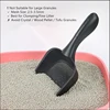 Plastic Pet Litter Shovel Smal Pet Toilet Pickup Scraper for Hamster Cats and Dogs Large Feeding Material Mixing Spoon 5