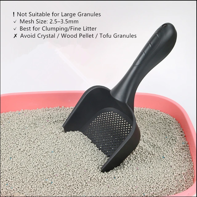Plastic Pet Litter Shovel Smal Pet Toilet Pickup Scraper for Hamster Cats and Dogs Large Feeding Material Mixing Spoon 5