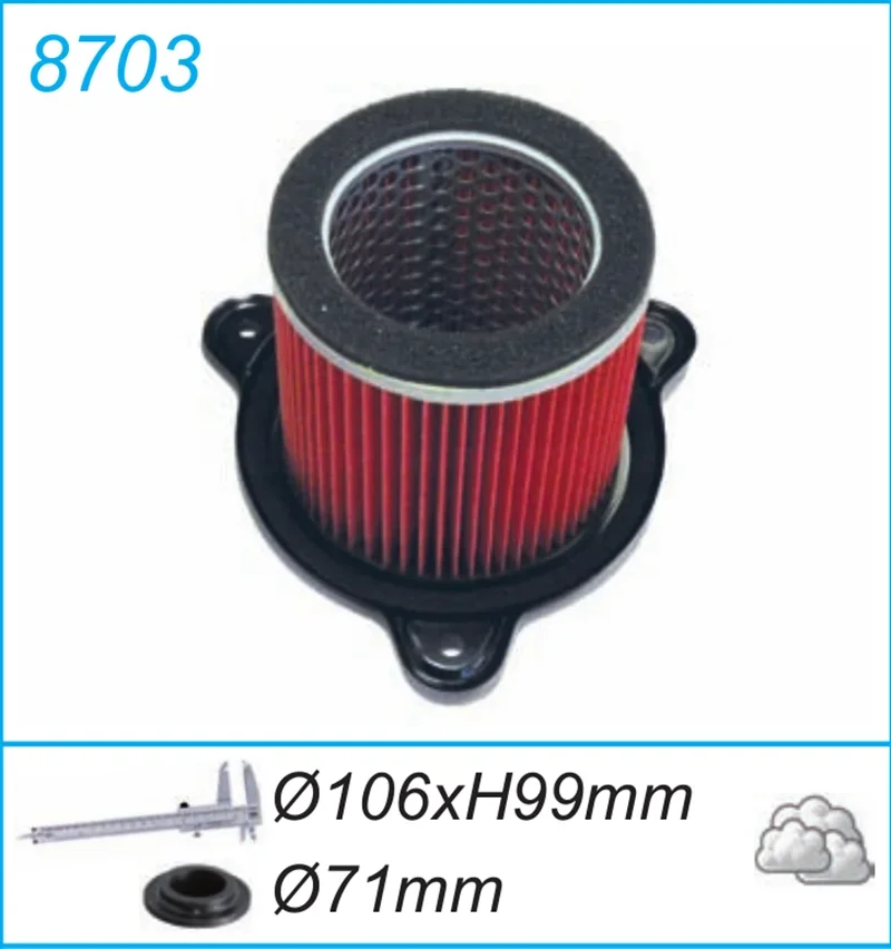 Motorcycle Air Filter And Oil Filters For Honda XL600V Transalp 600 1987-2000 XRV650 Africa Twin 650 88-90 XRV750 90-92 air filter motorcycle air filter air filter cleaner