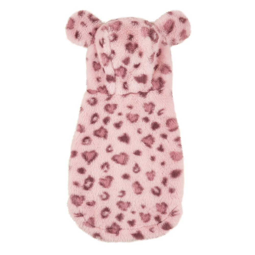 thumbnail image 1 of Ropa bonita para cachorros, sudadera con capucha de forro polar cálido para perros pequeños, abrigo para gatos, chaqueta suave, ropa para perros, bulldog francés, atuendo para pug, 1 of 5