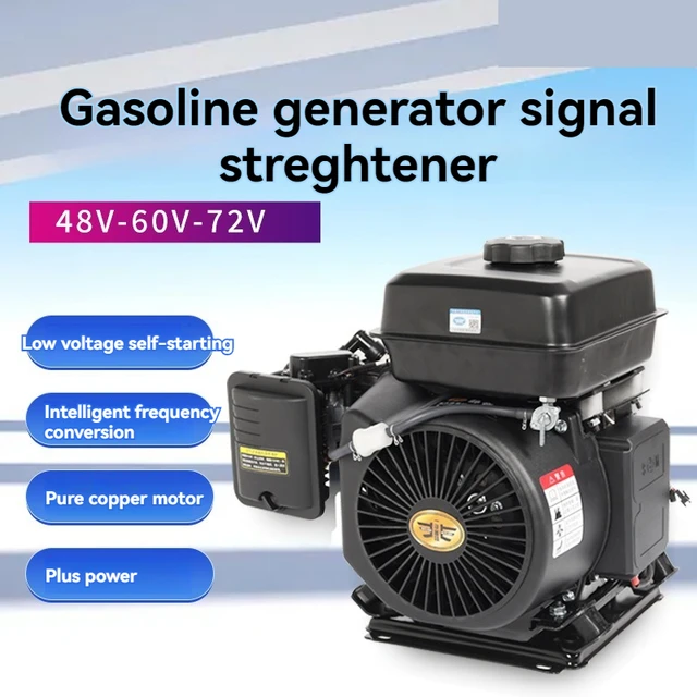 Intelligent Variable Frequency Range Extender Generator 48V 60V 72V 1