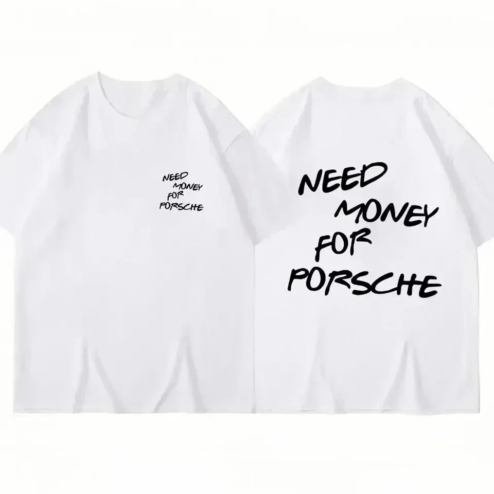 2025 Need Money for Bmw T Shirt Men Women Cotton Tees Short Sleeve Luxury Brand T-shirt High Quality Summer Y2k Tops Streetwear 4
