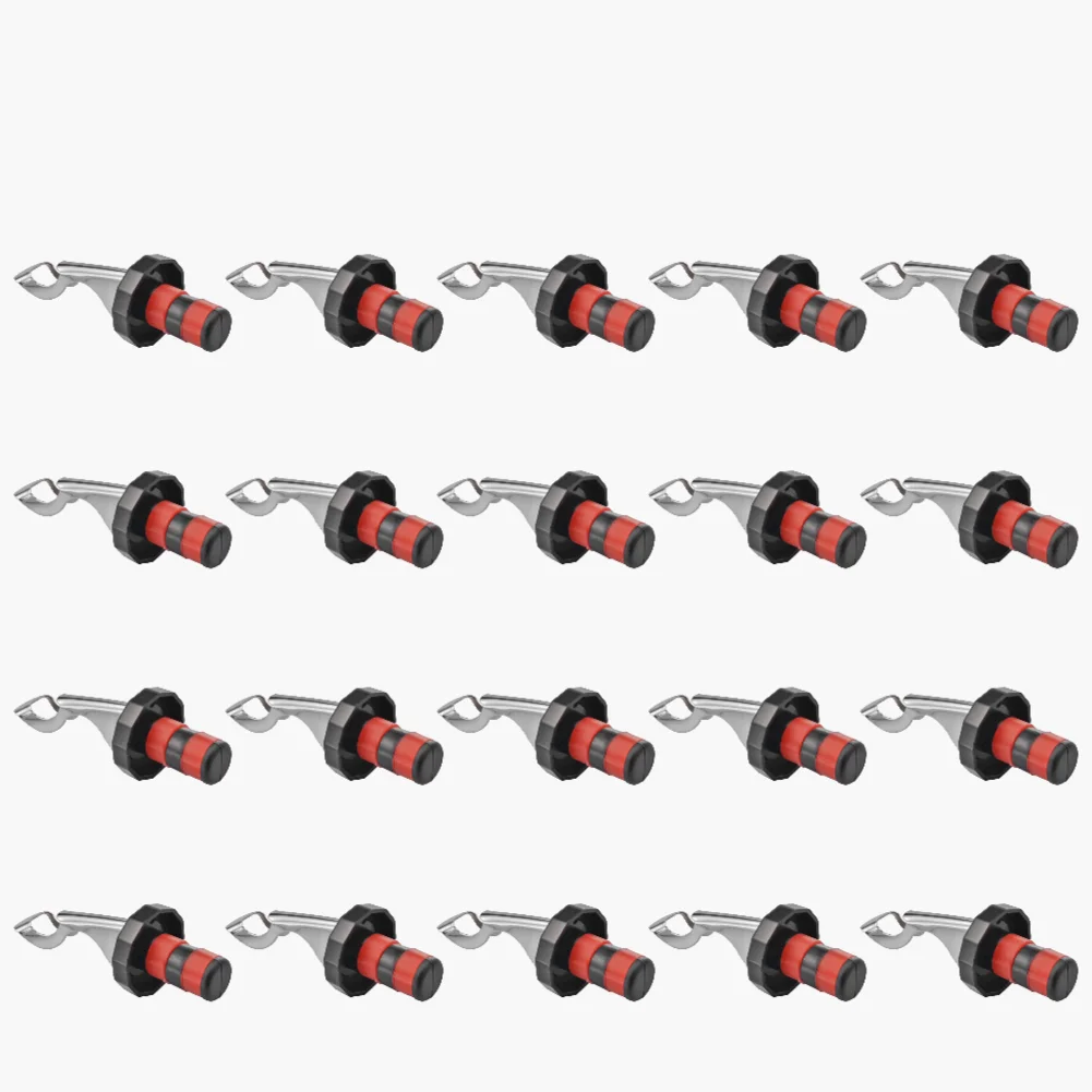 20PCS Black Red