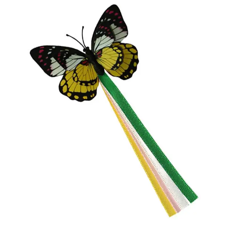

Butterfly Cat Wand Toy Replacement Cat Teaser Wand Replacement Cat Toy Stick Interactive Cat Toy Attractive Fun Realistic Cat To