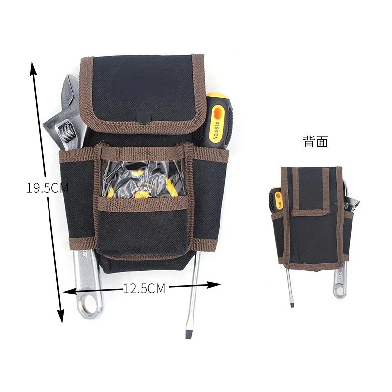 

Multifunctional Electrician Tool Bag Waterproof Oxford Tools Kit Pockets & Waist Belt