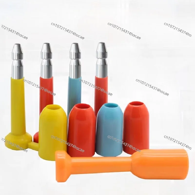 Container lock 10 PCS high security bullet shape lock container seal railway disposable lead seal application blockade logistics transportation