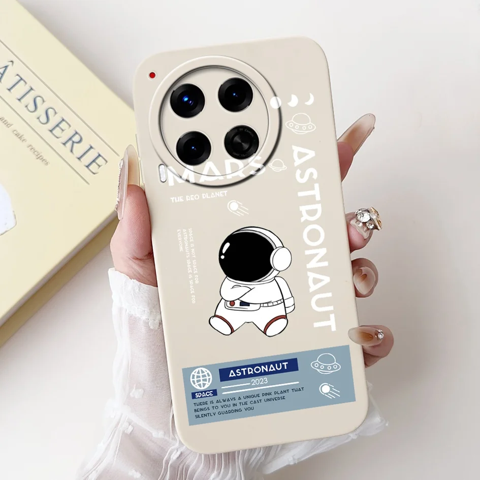Cute Astronaut Soft TPU Case with Camera Protection