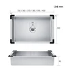 304 Stainless Steel Kitchen Sink Drain Basket Household Multifunctional Single And Double Sink With Drain Basket 6