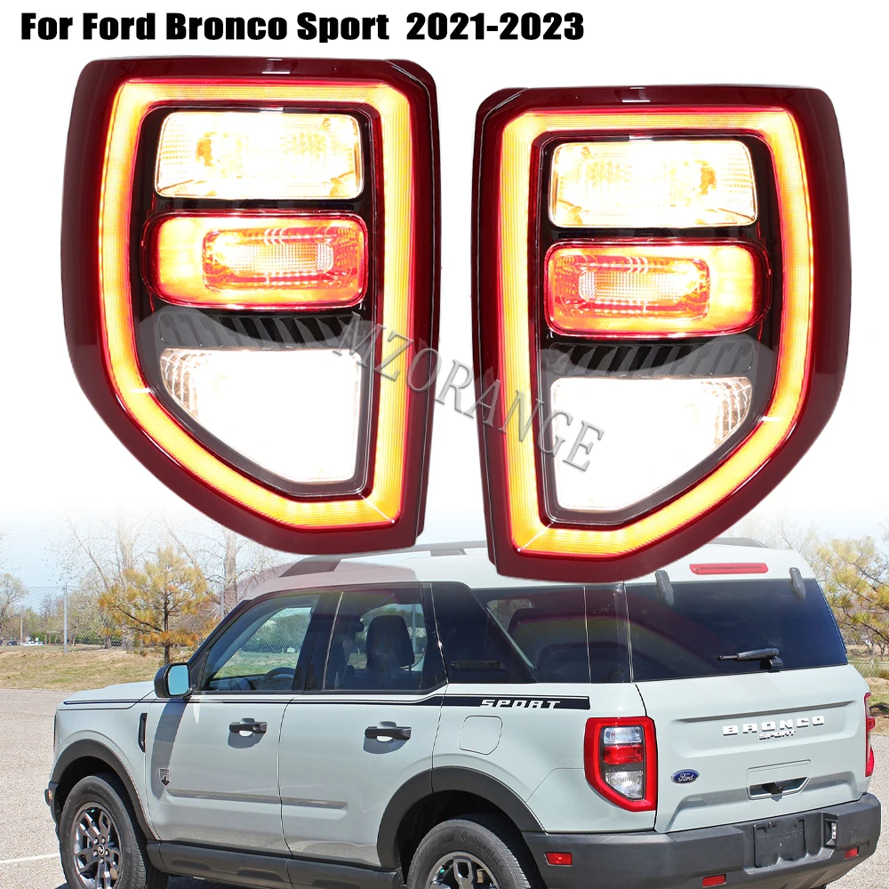 LEDCarRearTailBrakeLightReplacementCoverforFordBronco2021