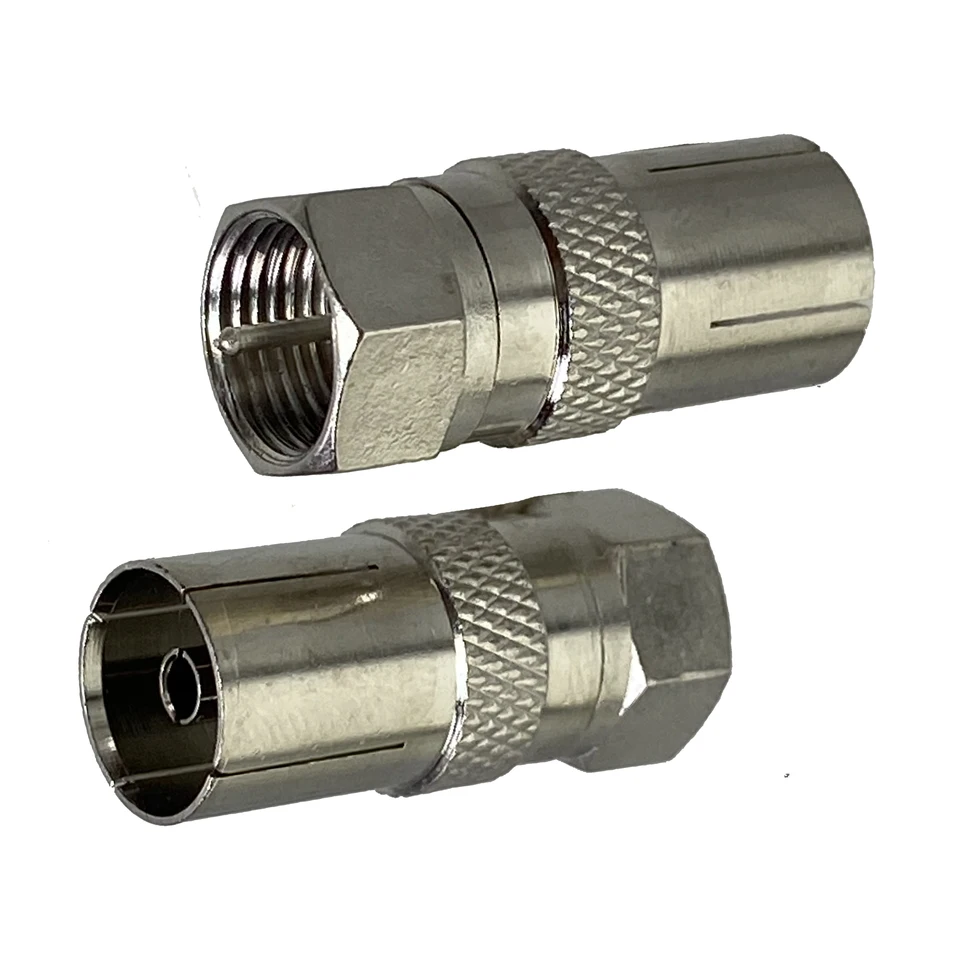 Tipo F Jack maschio a TV coassiale RF Spina femmina Connettore antenna coassiale Convertore di prova Adattatore antenna TV  13