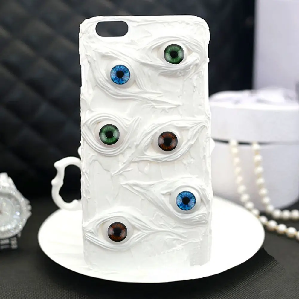 1Pair Realistic Dolls Eyes Half Round Hollow 20inch New Baby Eyeballs Blue Brown Black Kids Toy Accessories