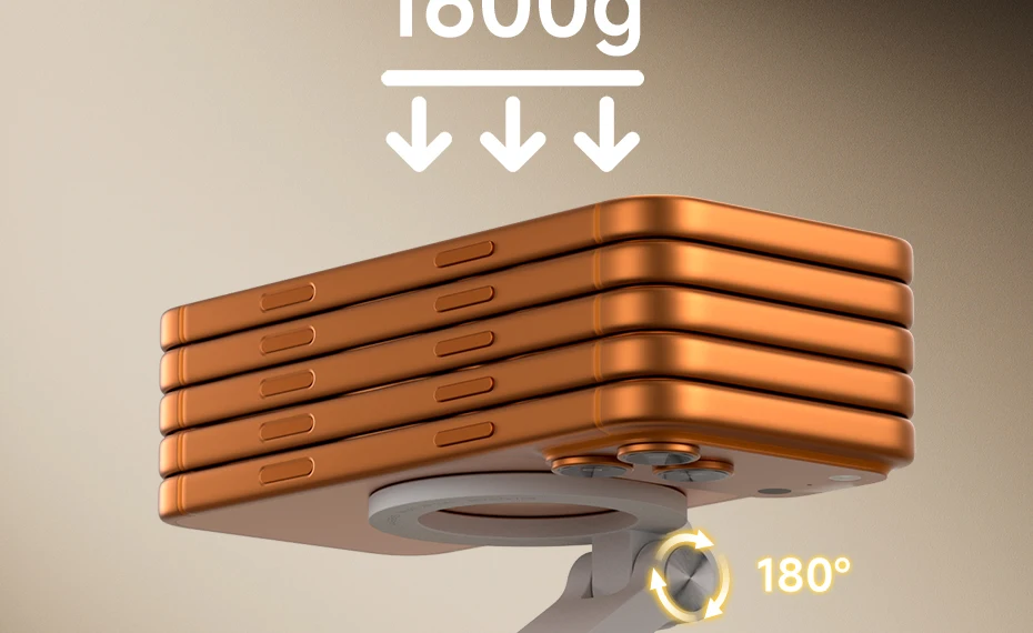 Hagibis Foldable Magnetic Desk Stand 360° for MagSafe