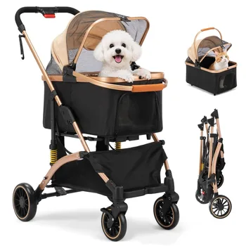 Shock Absorbing Pet Stroller 1