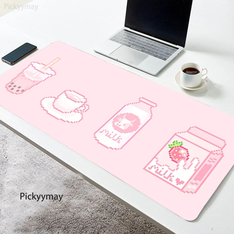 Gaming Mouse Pad Cute Large Mousepad Gamer Pink Mouse Mat For PC