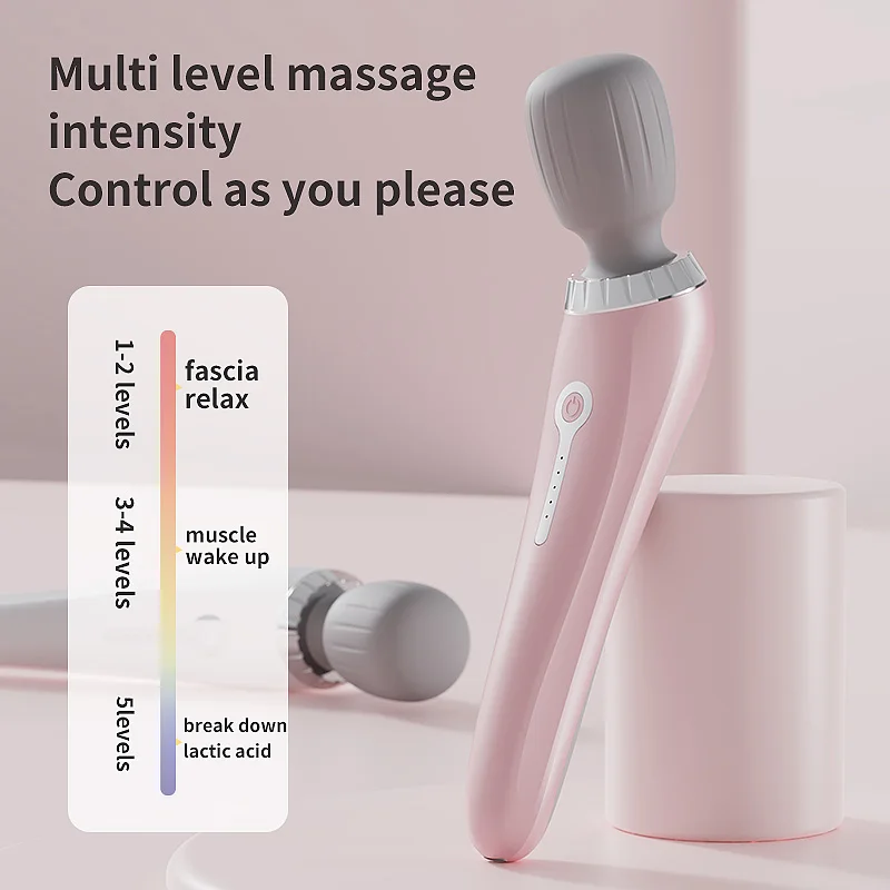 Kleines tragbares Fitness-Massagegerät – Miniatur-Vibrationsmassagestab für den ganzen Körper mit Muskelentspannung 1