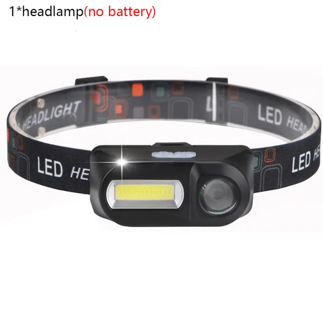 

XP-G Q5 Headlamp COB Work Headlight Head Lamp Built in 18650 Battery Magnet Waterproof LED Bulbs Camping Light Litwod