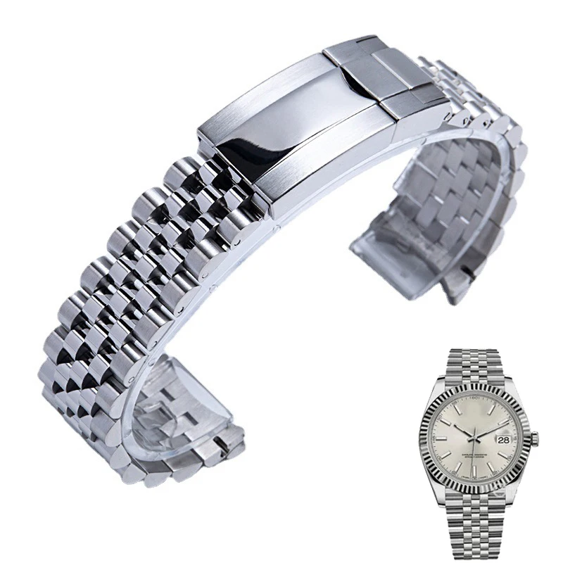 Bracciale Orologio Jubilee Per Rolex Sub Gmt Yacht Daytona 20Mm Cinturino Orologio Da Uomo Bracciale Di Lusso Parti Mod Accessori Di Ricambio
