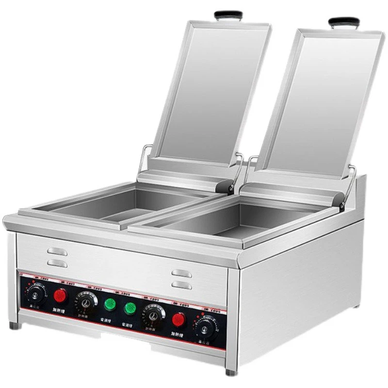 220V/380V Electric Gas Heating Japan Fried Gyoza Cooker Dumpling Pan