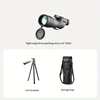Transparent monocular telescope, variable frequency monocular telescope, suitable for outdoor camping hunting bird watching 5