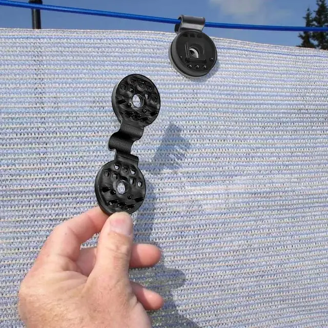 Tarp Klipek 50Db Bilincsek Rögzítő Napfény Árnyékoláshoz Nettó Madárhálózat Kerti Hálószövet -Tartozékok - Image 5