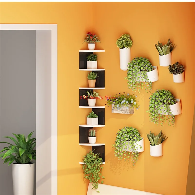 2/5 레이어 크리 에이 티브 코너 선반 샤워 주방 욕실 거실 공간 절약을위한 드릴링 스토리지 랙 없음 ? 책장