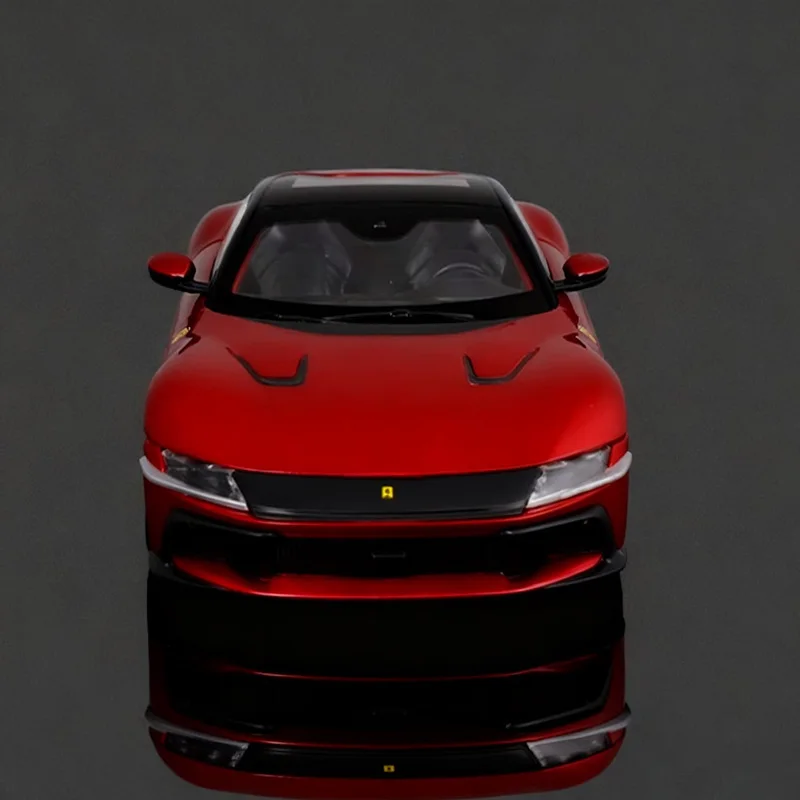 부라고 1:24 페라리 12기통 합금 스포츠카 모델 다이캐스트 금속 레이싱 차량 모델 시뮬레이션 컬렉션 어린이 선물