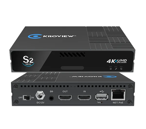 라이브 스트리밍용 HEVC 비디오 인코더 S2 4K HDMI NDI 저대역폭 장비, H.265
