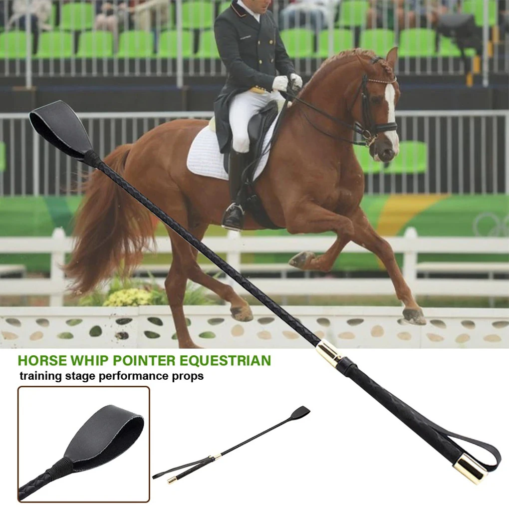 Paardensport Zweep Training Tool Pu Lederen Lash Handheld Oefenen Draagbare Race Lichtgewicht Rijzweep