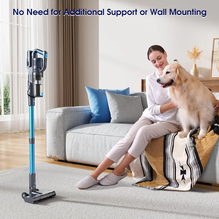35,000pa Cordless Vacuum Cleaner, Max 50 Minutes, Lightweight Cordless Cleaners for Home, Stick and Handheld Vacuum for Carpets, 5