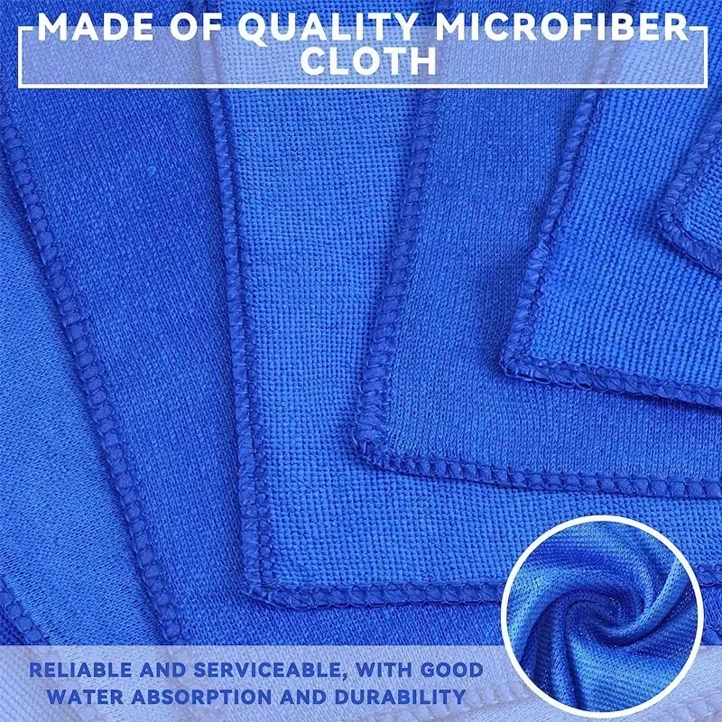 Microfiber Towels 1-20Pcs Car Wash Drying Cloth Household Cleaning Cloths Auto Detailing Polishing Rag Home Clean Tools
