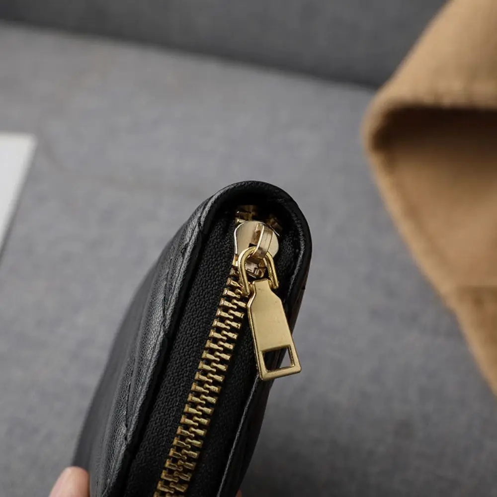 Mini Short Men Card Holder Wallets Zipper Coin Pocket Slim Magic Male Wallet PU Leather Credit Bank Card Case Ladies Purses