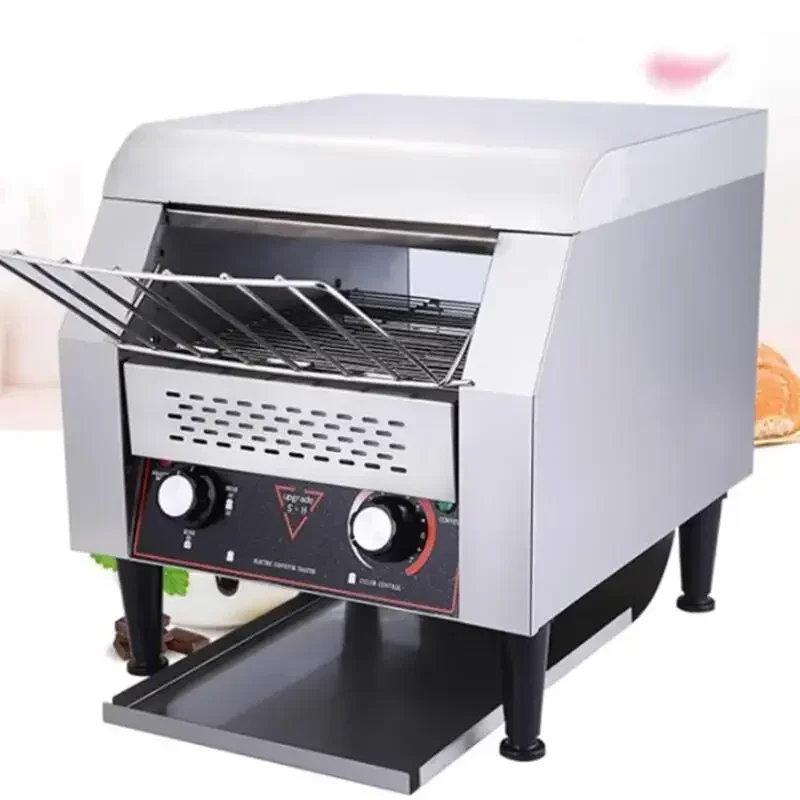 ATS-150 Commercial Chain Crawler Heating Machine Fully Automatic Sandwich Toaster 220V 1300W