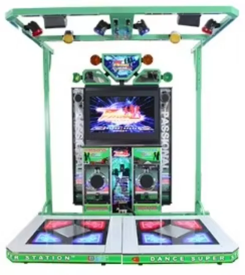 Interactive Dance Arcade Machine Commercial Entertainment Attraction Equipment for Family Centers