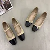 New Flats Shoes Women Spring/Autumn Low Heel Ballet Square Toe Shallow Shoe Slip On Loafer Round Toe Ballet Flat Shoes zapatos 2