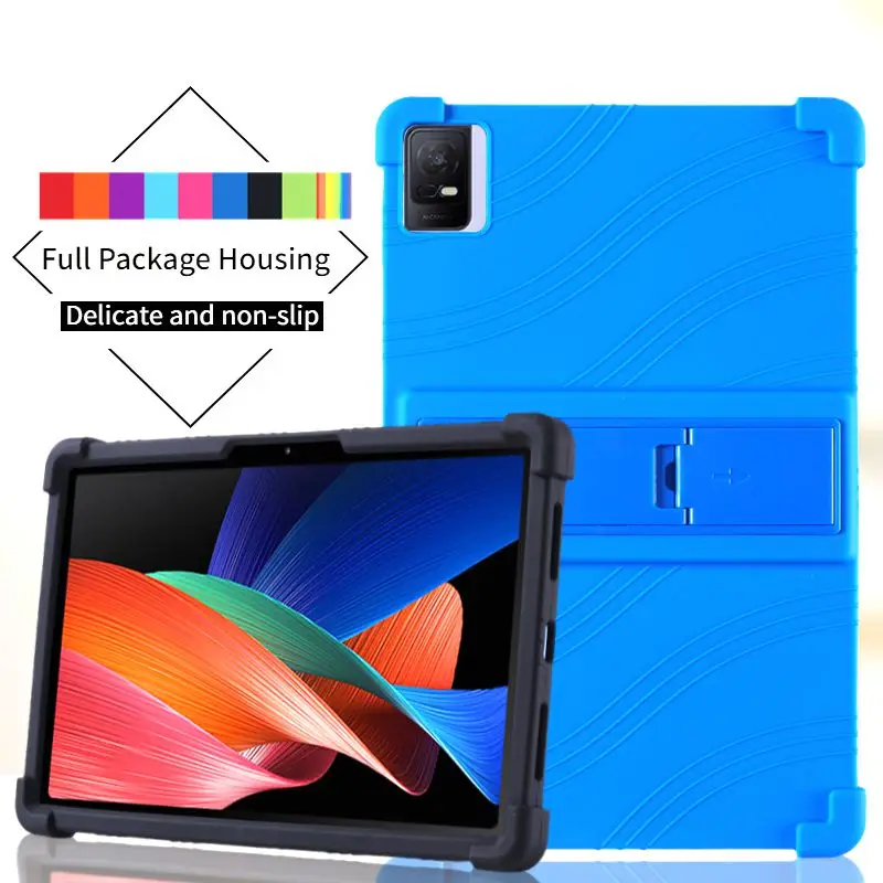  HminSen Case for TCL NXTPAPER 11 Tablet, Kids Friendly Soft  Silicone Adjustable Stand Cover for TCL NXTPAPER 11 9166G 9466X 2023  Android 13 Tablet 11 inch (Black) : Electronics
