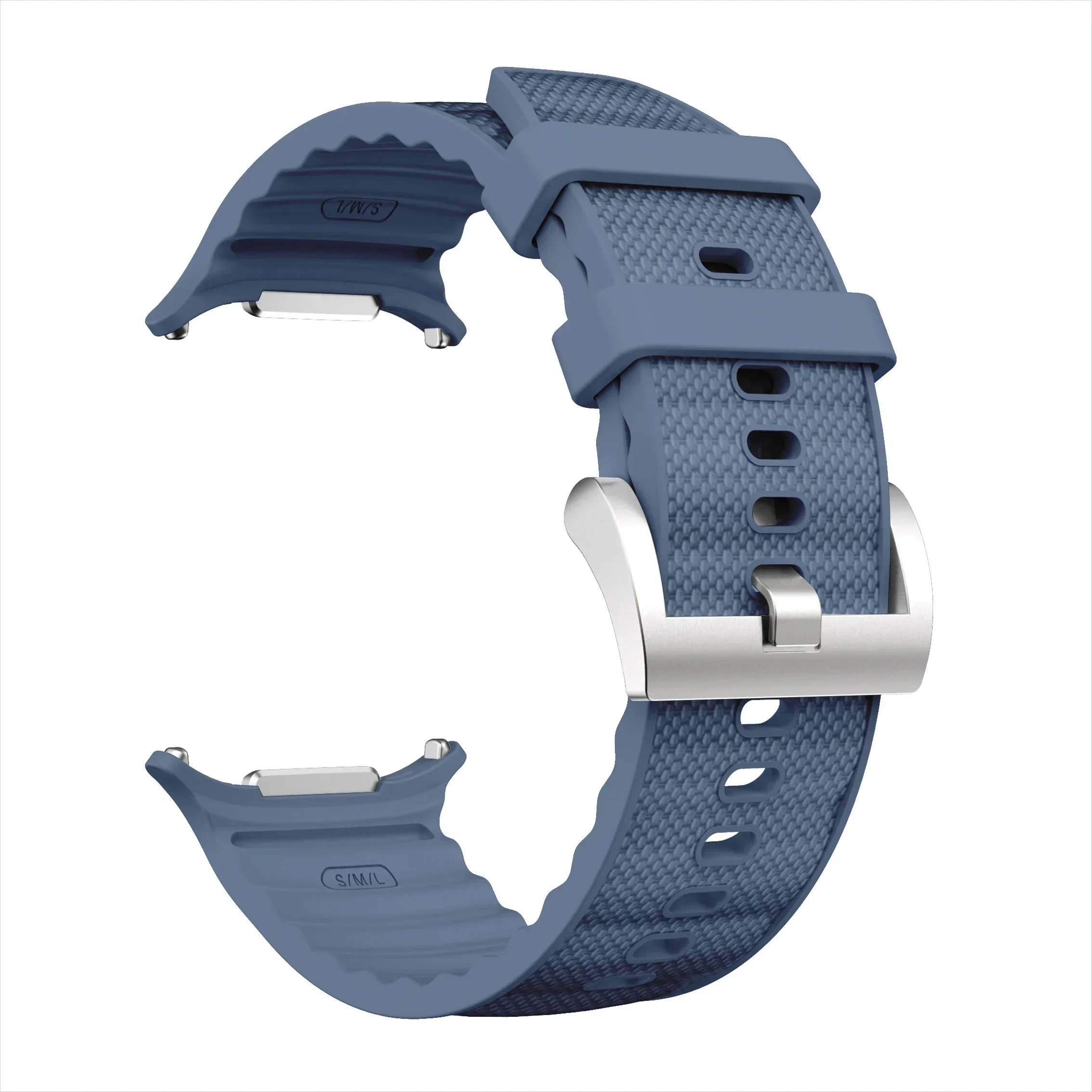 Silicone Nylon Strap For Galaxy Watch Ultra Peakform Band  display picture 1